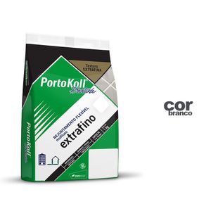 Rejunte Porcelanato Extra Fino 1 Kg  Branco Portokoll