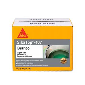Sika Top 107 Branca 18 Kg Sika