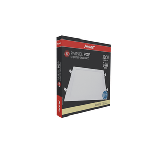 Painel Led De Embutir Quadrado 30 Cm 24W 4000K Bivolt Avant