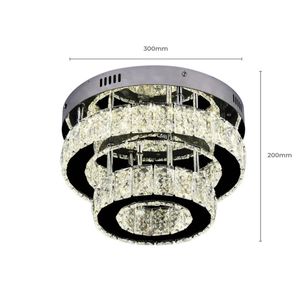 Lustre LTX-008 5512 Cromado Bivolt 36W 3 Em 1 Nitrolux