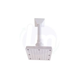 Chuveiro Quadrado Branco Para Teto 4 Polegadas Lumar