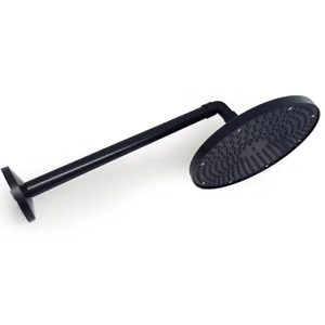 Chuveiro Articulado Preto Redondo 9" Lumar