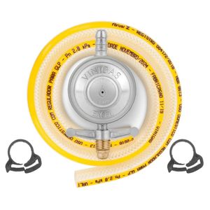 Regulador De Gás Com Mangueira 80cm 2kg/h Vinigás