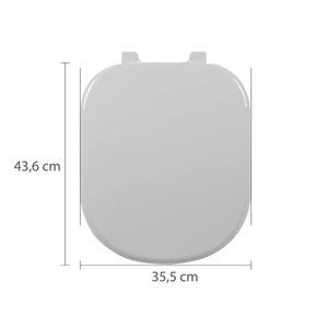 Assento Sanitário Almofadado Vogue Plus TVG/KGE-17 Astra