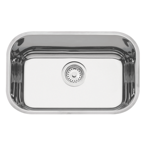 Cuba de Embutir Lavínia em Aço Inox Alto Brilho 48x34 Cm Tramontina