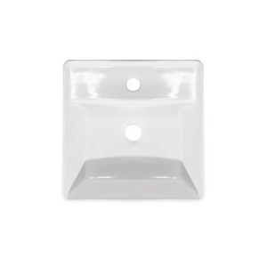 Cuba de Apoio Moby Quadrada Branca 35x35 cm Luzarte