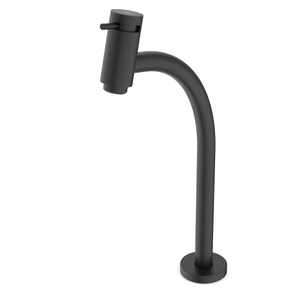 Torneira para Lavatório de Mesa Bica Alta Preto Matte Celite