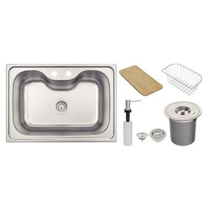 Cuba Inox Morgana 69x49 Cm Com Válvula Tramontina