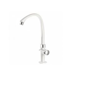 Torneira Linea Para Cozinha de Bancada Branco Cromo 1/2" Tigre