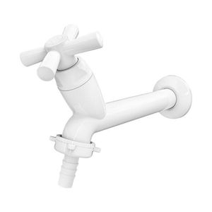 Torneira Cross Tanque Bico Mangueira Branco 1/2-3/4" 15 Cm Tigre