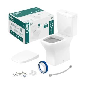 Kit Vaso Sanitário Com Caixa Acoplada Vip Branco Celite