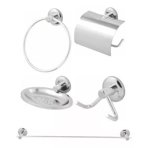 Kit de Acessórios para Banheiro Athenas 5 Peças Hidrolar