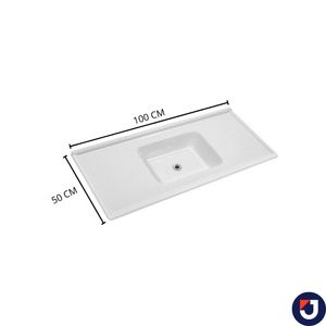 Pia Fibra 1 Metro Branco D Fibra