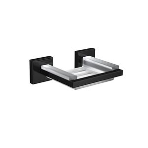Saboneteira de Parede Clean Black Noir Deca