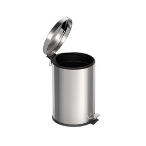Lixeira Inox Com Pedal e Balde 20 litros Dora