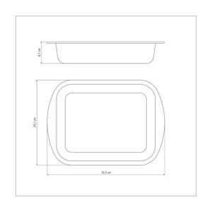 Assadeira Funda de Alumínio Brasil Vermelha 28 Cm Tramontina