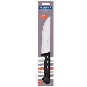 Faca para Cozinha Plenus com Lâmina em Aço Inox e Cabo de Polipropileno Preto 7" Tramontina