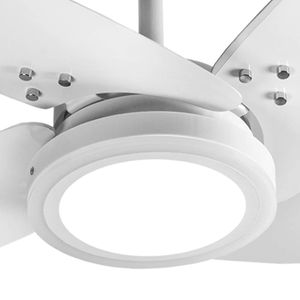 Ventilador de Teto Azzam Led Branco 130W 127V Tron