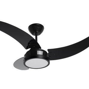 Ventilador de Teto Búzios Max Led Preto 130W 127V Tron