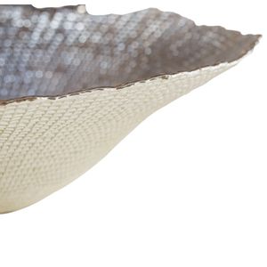Centro de Mesa Decorativo de Vidro Infinity 40x10 Cm Wolf