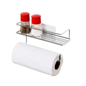 Suporte Para Condimentos e Papel Toalha Cromado Utimil