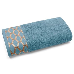 Toalha Jacquard Jaques Arti 70x140 Cm Azul Buettner
