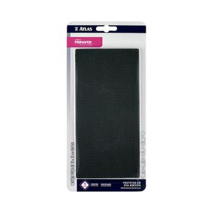 Protetor Em EVA Adesivo 10x20 Cm Dupla Face Preto Primafer