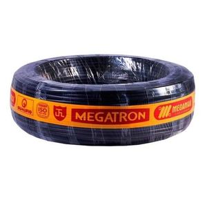 Cabo Flexível 4 Mm 750V Preto Megatron (Preço/Rolo)