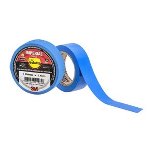 Fita Isolante Imperial 18 Mm x 10 M Azul 3M
