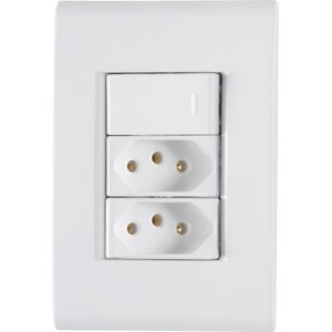 Interruptor 4X2 1Tec+2Tom 10A Liz 57170/087