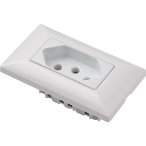 Tomada Para Móveis 2P+T 10A Aria Branca Tramontina