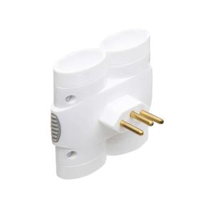 Adaptador de Tomada Para 4 saídas 2P+T 10A DN1838 Daneva