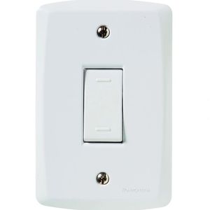 Conjunto 4x2 Com 1 Interruptor Paralelo 10A 250V Lux2 Branco Tramontina