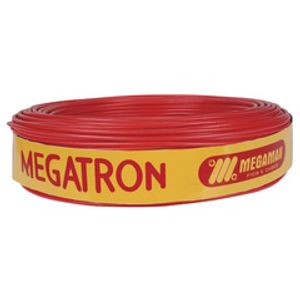 Cabo Flexível 4 Mm 750V Vermelho Megatron (Preço/Rolo)