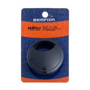 Passa Fio Para Mesa 59 Mm Preto Bemfixa
