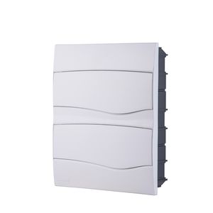 Quadro de Distribuição de Embutir 24 DIN ou 16 NEMA com Porta Branca Tramontina