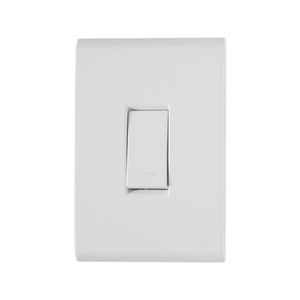 Conjunto 4x2 com 1 Interruptor Simples Liz 10 A 250 V Branco Tramontina