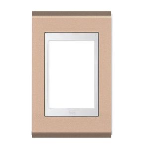 Placa 4x2 3 Posições Refinatto Branca/Rose Weg Equipamentos