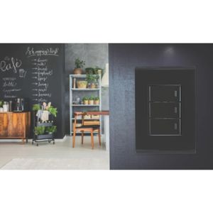 Placa 3 Postos 4x2 Liz Grafite Tramontina
