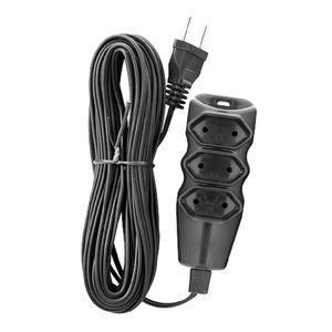 Extensão Elétrica Pp 3X0,75mm 5 Metros Preto Liege