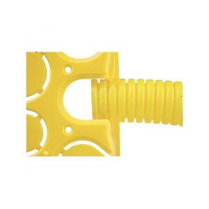 Caixa de Embutir Drywall 4x4" Amarela Tramontina