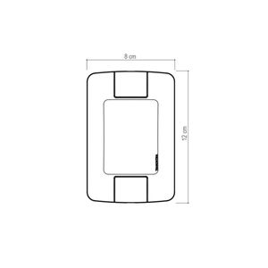 Interruptor 4x2 2 Teclas Com Tomada 10A Aria Branco 57241/073 Tramontina