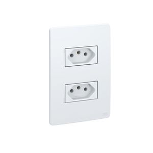 2 Tomadas 4x2 20A 2 Polos+Terra Esatta Branca Weg Equipamentos