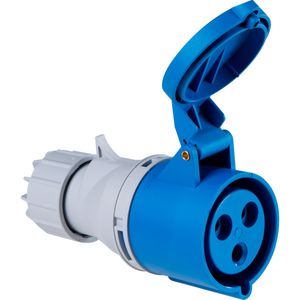 Plug Fêmea Industrial 2P+T 32A 6H 220-250V Tramontina