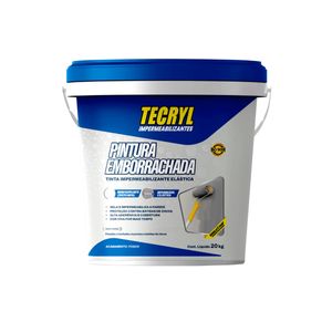 Pintura Emborrachada Cinza Claro 20kg Tecryl