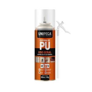 Espuma Expansiva PU Uso Geral 300ml Unipega