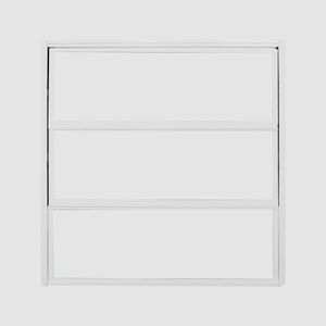 Basculante de Alumínio White 60x60 Cm Vidro Liso Quality