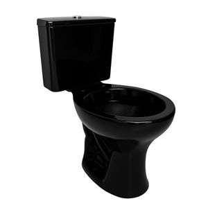 Vaso Sanitário Com Caixa Acoplada Saveiro Preto Celite