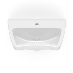 Lavatório Com Coluna Acesso Branco Celite