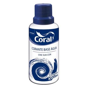 Corante Líquido Base Água Vermelho 50ml Coral